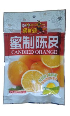 【休闲食品】80g蜜制陈皮/袋装陈皮条/果脯蜜饯◣果自源食品◥
